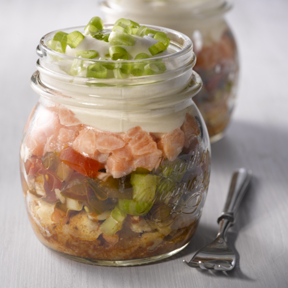 Lohipurkki wasabi-kermalla