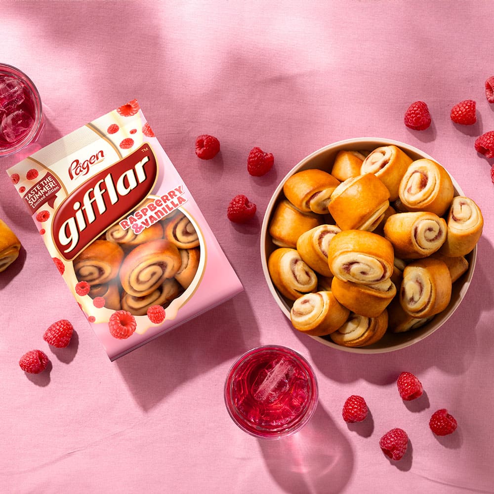 Gifflar Vadelma Vanilja